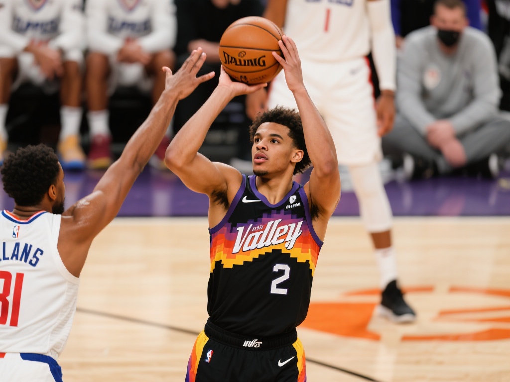 哈利伯顿外线接球果断出手超远三分命中 哈利伯顿的表现不仅让球迷津津乐道,更让其