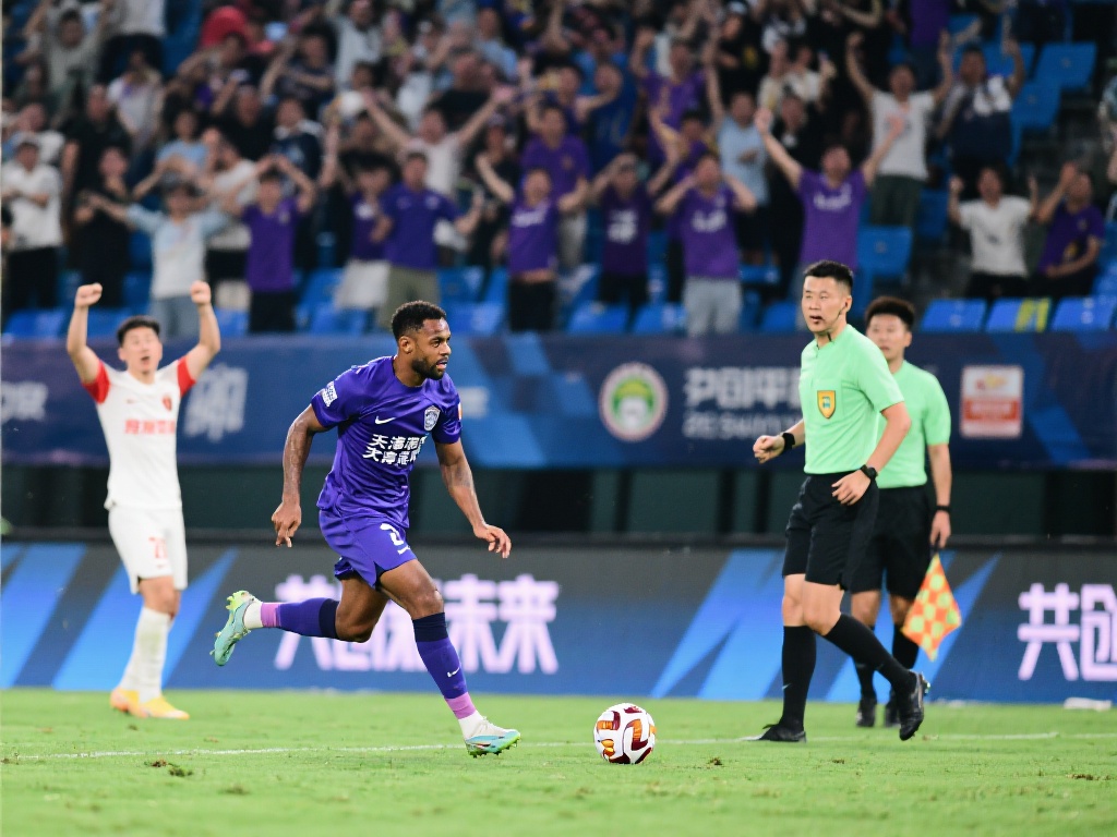 在最近的中超联赛中，天津津门虎在主场迎来